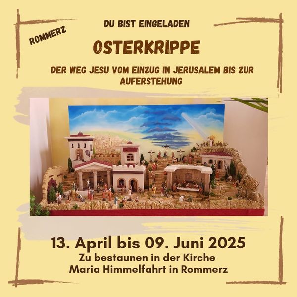 Osterkrippe Rommerz